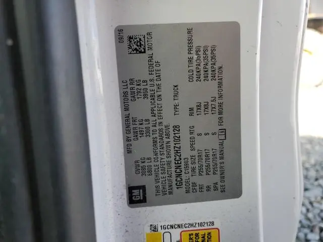 2017 CHEVROLET SILVERADO C1500  