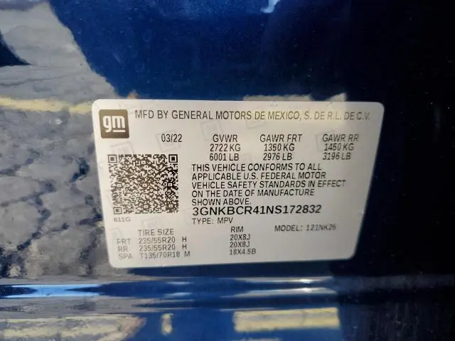 2022 CHEVROLET BLAZER 2LT  