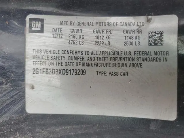 2013 CHEVROLET CAMARO LT