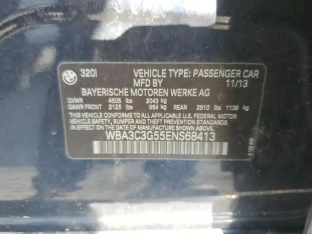 2014 BMW 320 I XDRIVE  