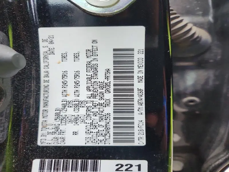 2021 TOYOTA TACOMA DOUBLE CAB  