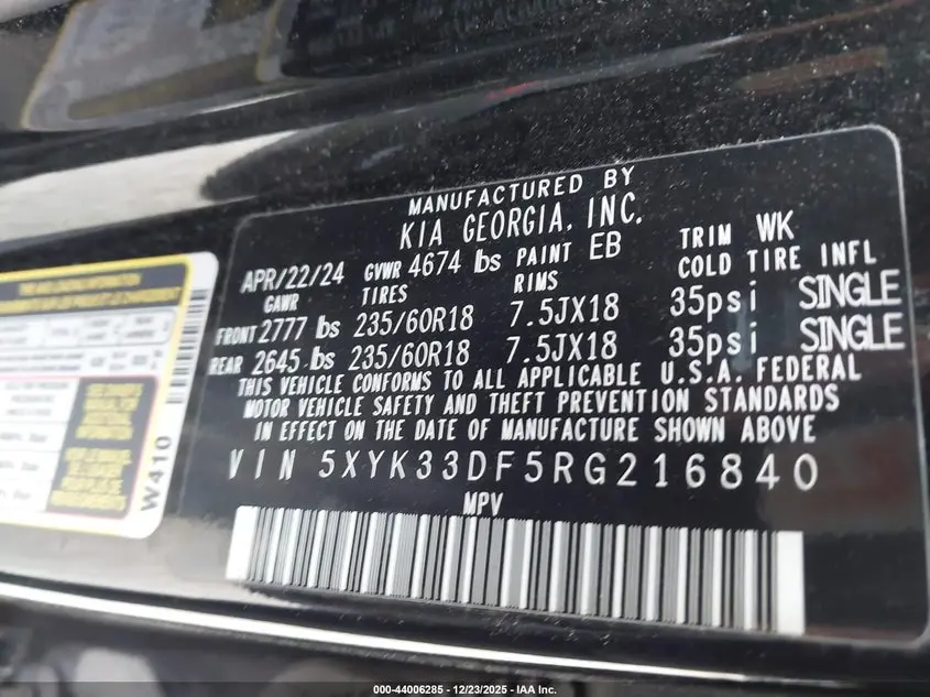 2024 KIA SPORTAGE EX