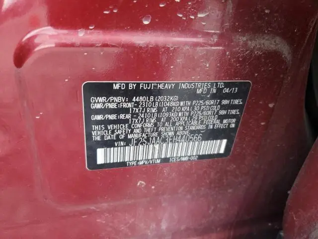 2014 SUBARU FORESTER 2.5I  