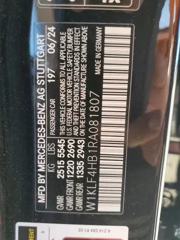 2024 MERCEDES-BENZ E 350 4MATIC  