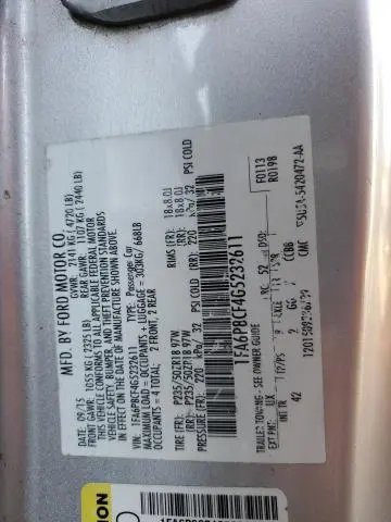 2016 FORD MUSTANG GT  