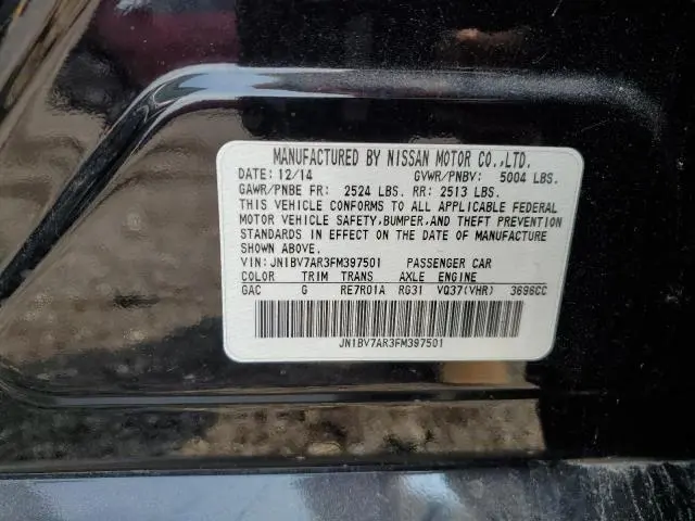 2015 INFINITI Q50 BASE  