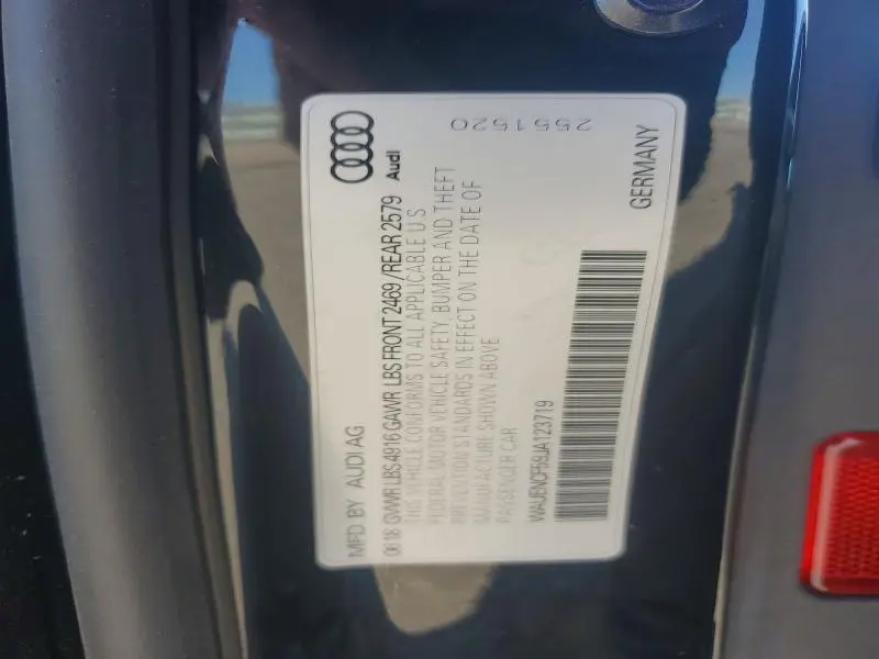 2018 AUDI A5 PREMIUM PLUS S-LINE  