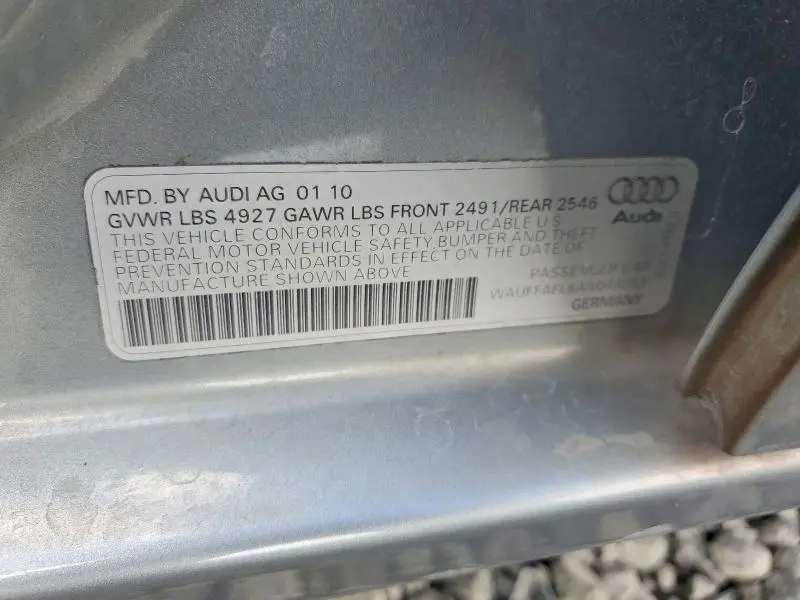 2010 AUDI A4 PREMIUM PLUS  