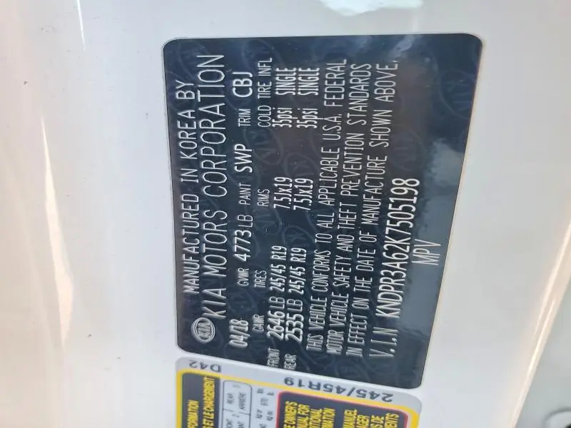 2019 KIA SPORTAGE SX  