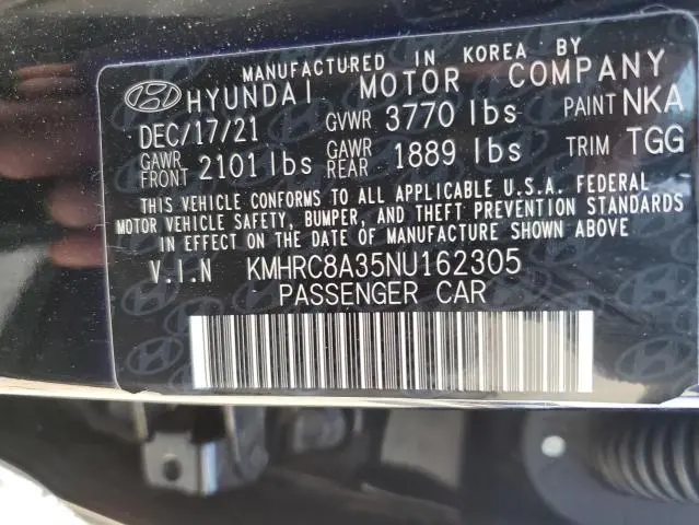 2022 HYUNDAI VENUE SEL  