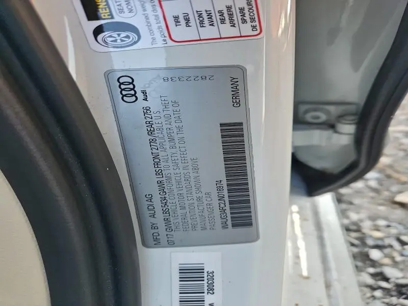 2018 AUDI A6 PREMIUM PLUS  