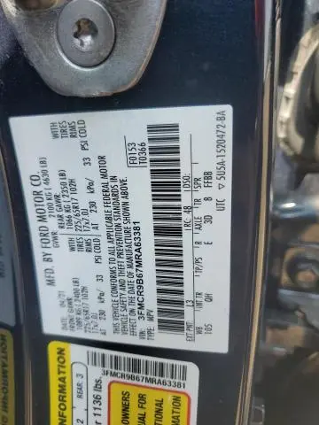 2021 FORD BRONCO SPORT BIG BEND  