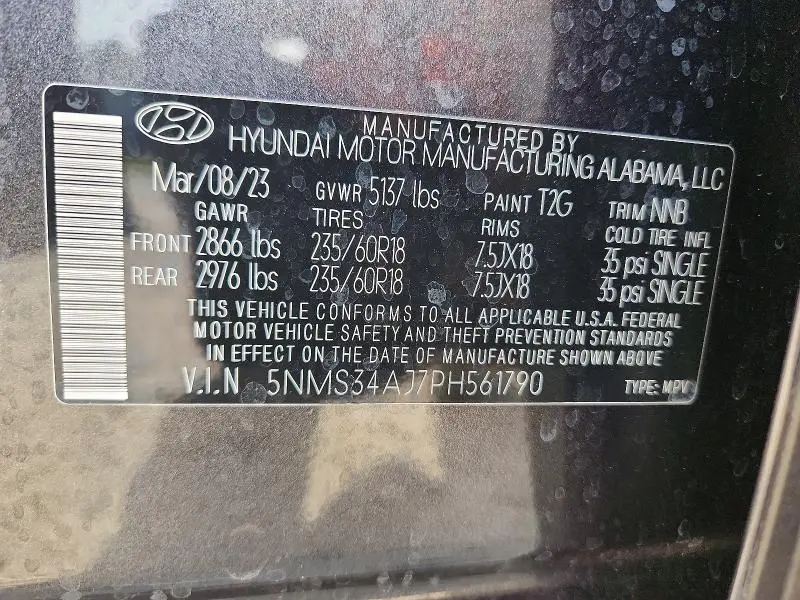 2023 HYUNDAI SANTA FE SEL PREMIUM  
