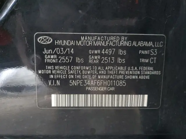 2015 HYUNDAI SONATA LIMITED  