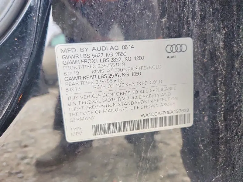 2014 AUDI Q5 PREMIUM PLUS  