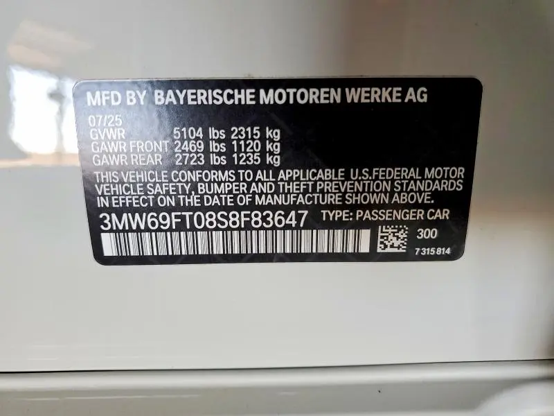 2025 BMW M340XI   
