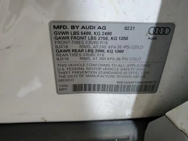 2021 AUDI Q5 PREMIUM  