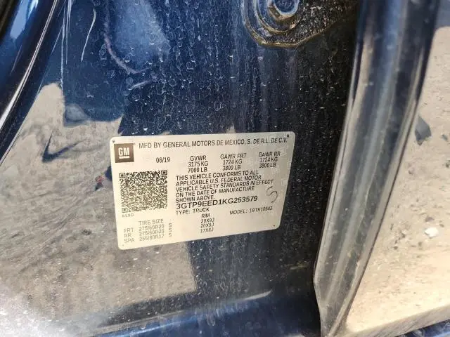 2019 GMC SIERRA K1500 AT4  