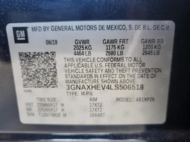 2020 CHEVROLET EQUINOX LS  