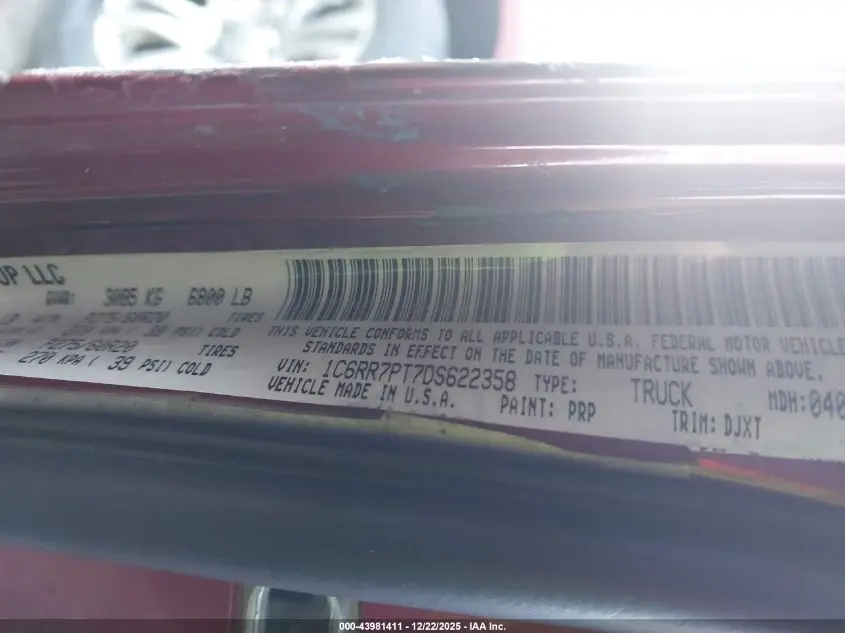 2013 RAM 1500 LARAMIE LONGHORN EDITION