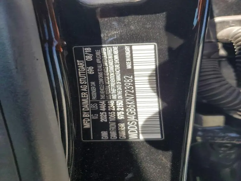 2019 MERCEDES-BENZ CLA 250 4MATIC  