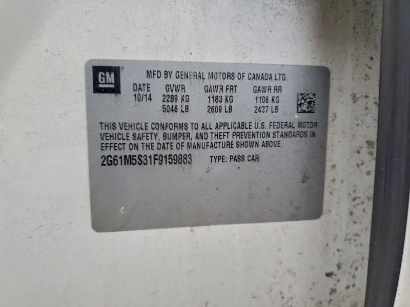 2015 CADILLAC XTS LUXURY COLLECTION  