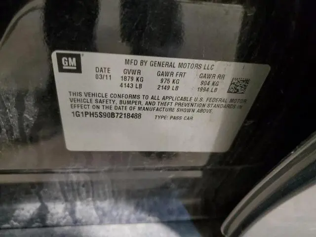 2011 CHEVROLET CRUZE LTZ