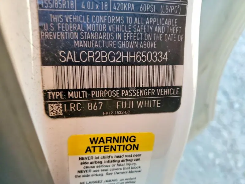 2017 LAND ROVER DISCOVERY SPORT HSE  