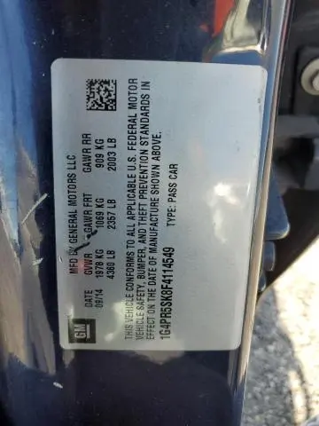 2015 BUICK VERANO CONVENIENCE  