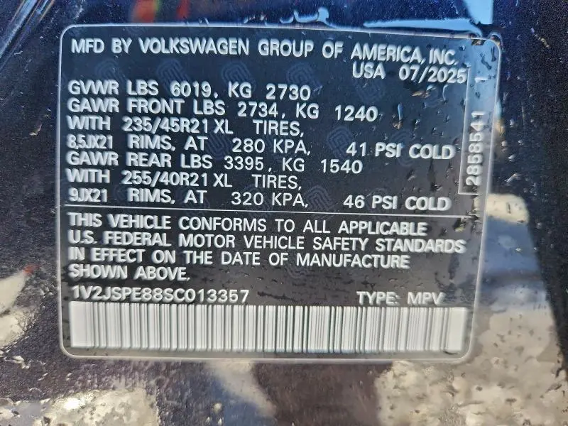 2025 VOLKSWAGEN ID.4 PRO S PLUS  