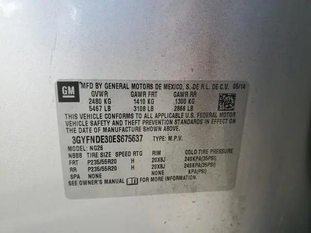 2014 CADILLAC SRX PREMIUM COLLECTION  