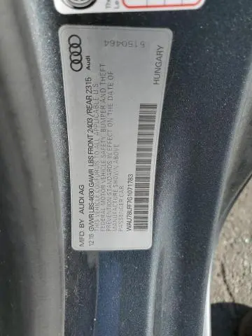 2016 AUDI A3 PREMIUM