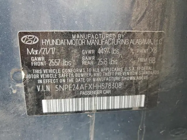 2017 HYUNDAI SONATA SE  