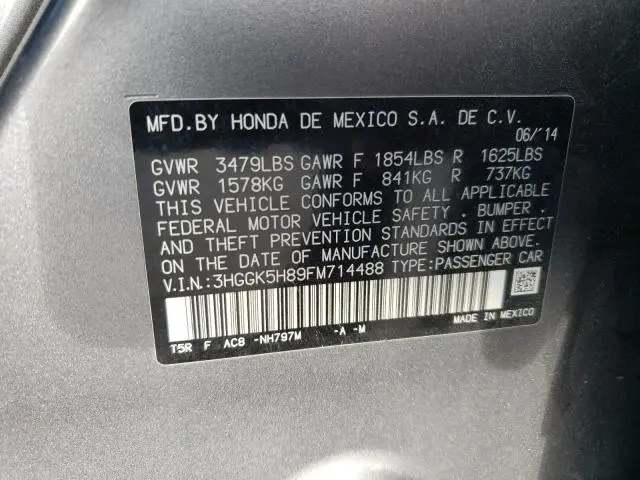 2015 HONDA FIT EX