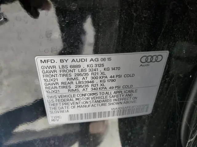2015 AUDI Q7 PRESTIGE  