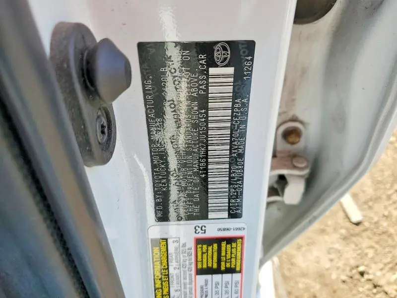 2018 TOYOTA CAMRY XSE  