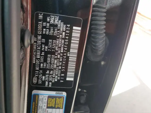 2015 KIA SORENTO EX  