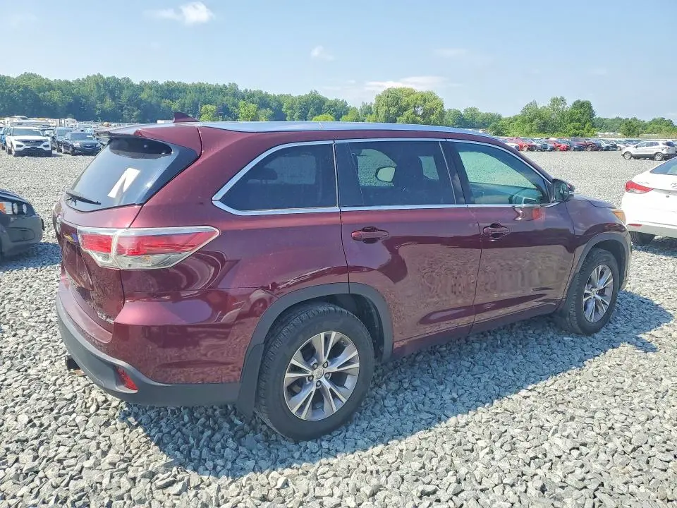 2015 TOYOTA HIGHLANDER XLE  