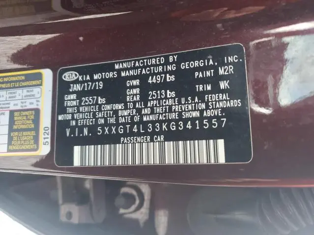 2019 KIA OPTIMA LX  