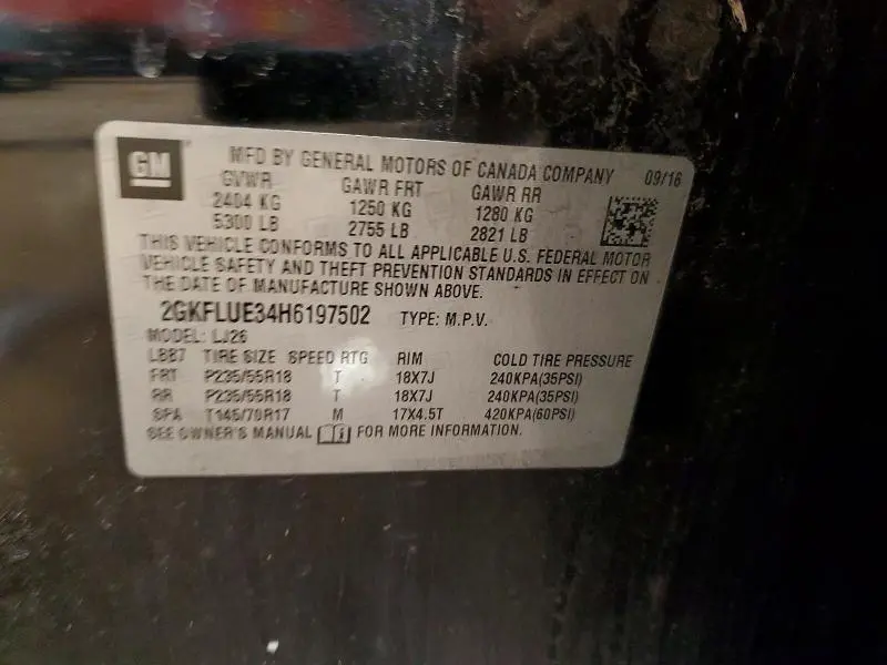 2017 GMC TERRAIN SLT  