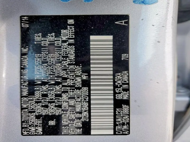 2015 LEXUS RX 350 F SPORT  