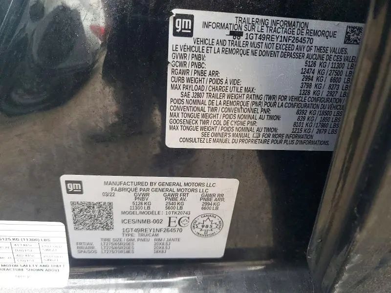 2022 GMC SIERRA K2500 DENALI  