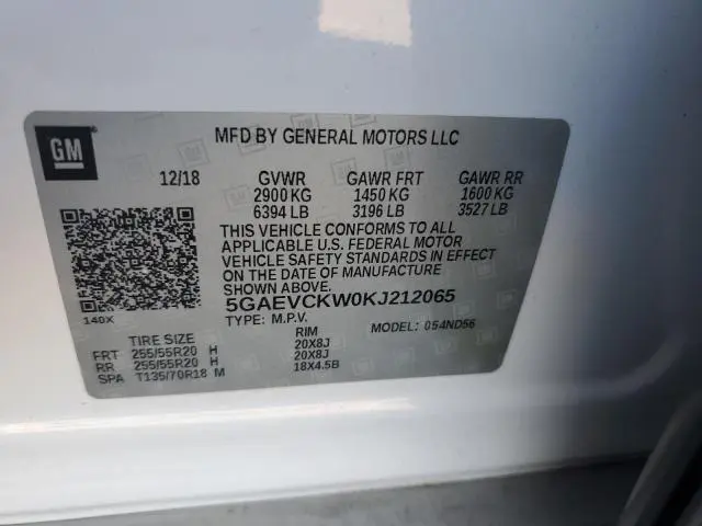 2019 BUICK ENCLAVE AVENIR  