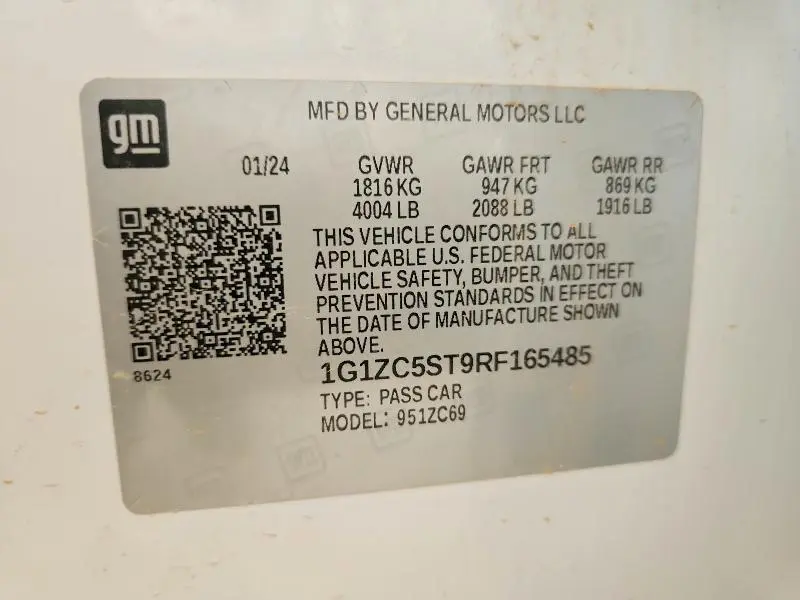 2024 CHEVROLET MALIBU LS  