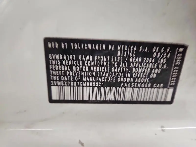 2025 VOLKSWAGEN JETTA SPORT  