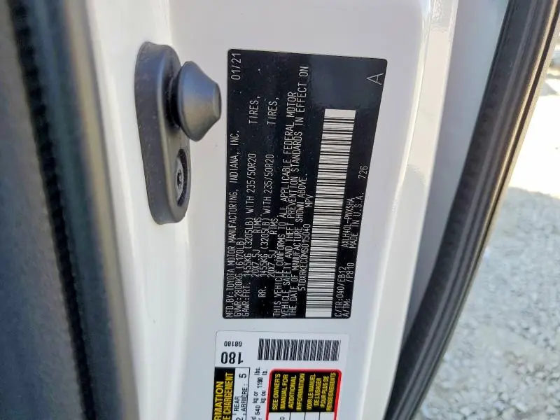 2021 TOYOTA SIENNA XSE 7-PASSENGER  