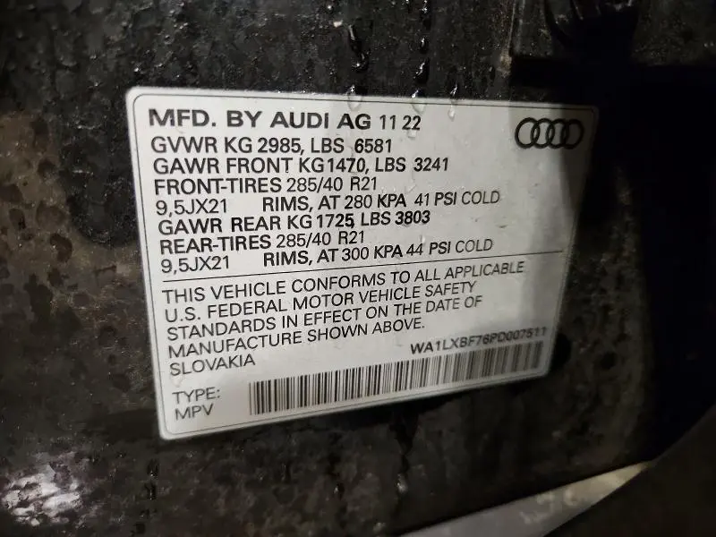 2023 AUDI Q7 PREMIUM PLUS  