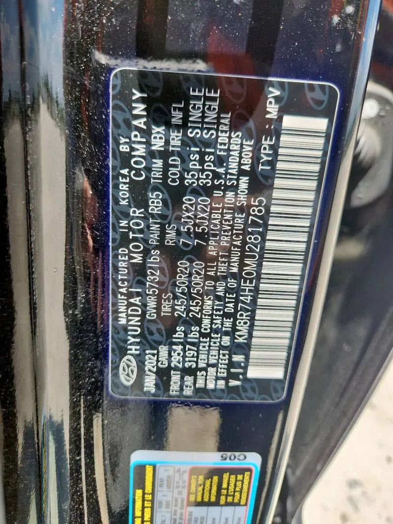 2021 HYUNDAI PALISADE CALLIGRAPHY  