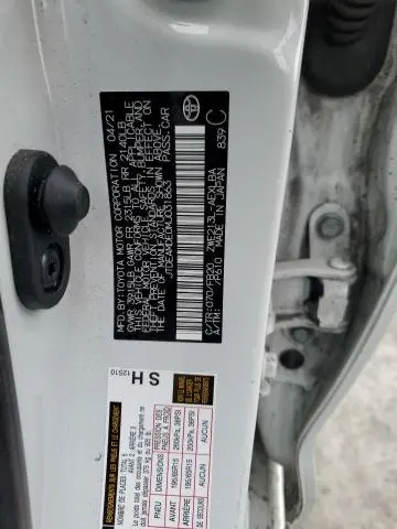 2021 TOYOTA COROLLA LE  