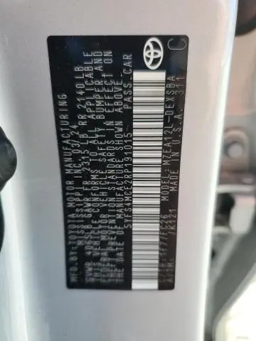 2024 TOYOTA COROLLA SE  